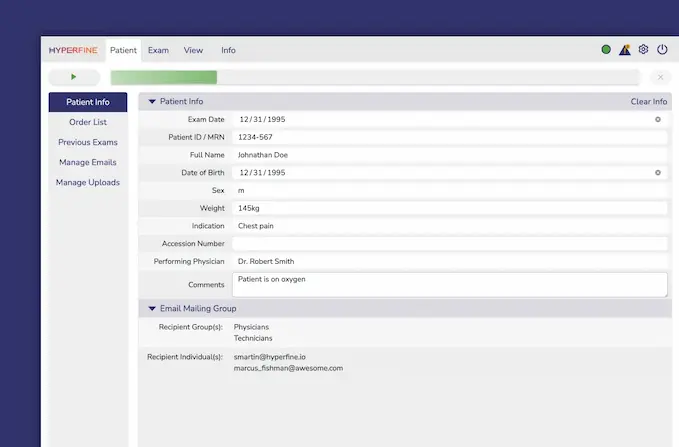 Hyperfine MRI Controller